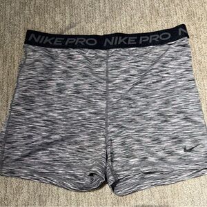 Nike Black and Gray Performance Shorts